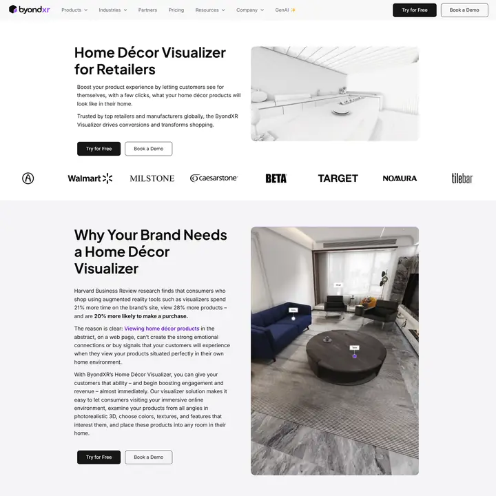 ByondXR | Website | Industry page