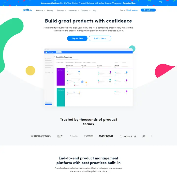 Craft.io | Website | Image 1