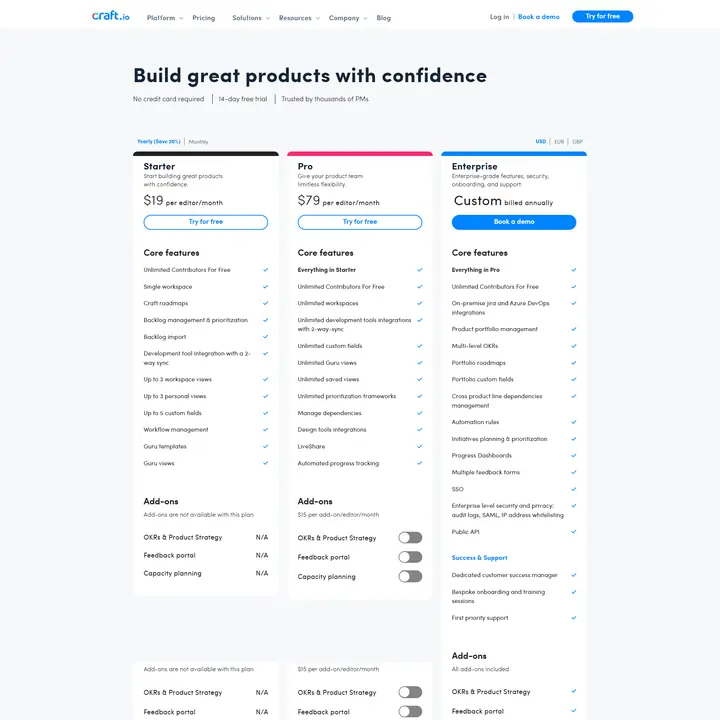 Craft.io | Website | Image 4