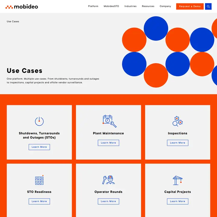 Mobideo | Website | Use Cases
