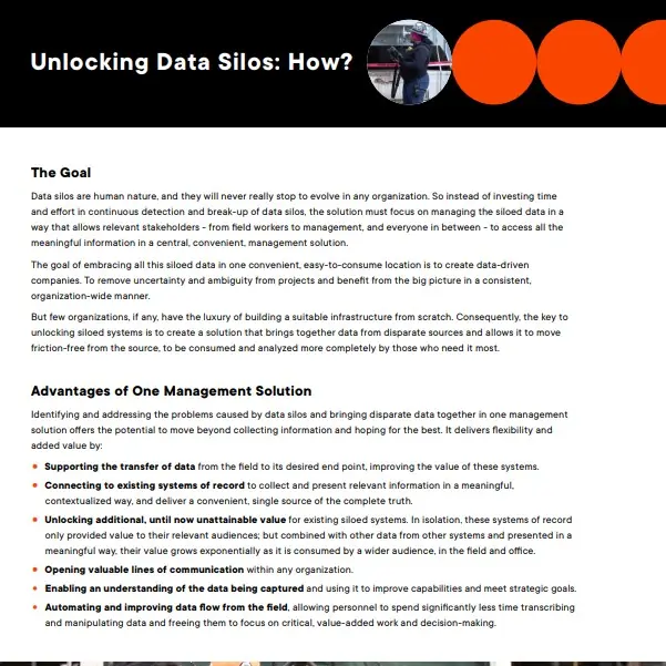 Mobideo | Whitepaper | Unlocking The Value Of Existing Siloed Systems | 1