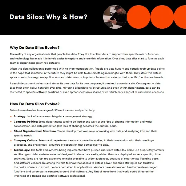 Mobideo | Whitepaper | Unlocking The Value Of Existing Siloed Systems | 2